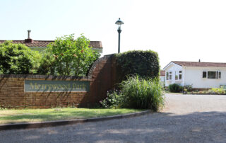 The entrance to Merrywood Park, Box Hill